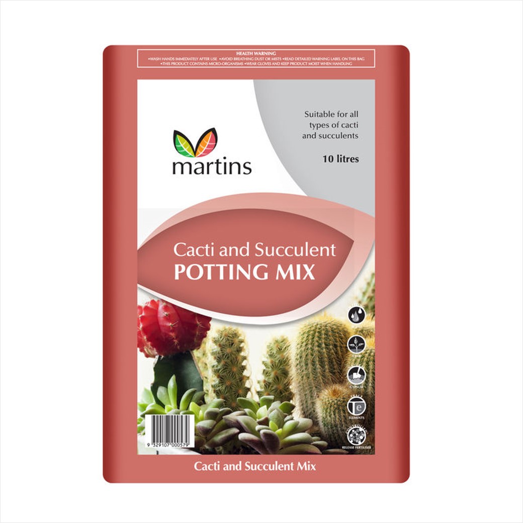 CACTI & SUCCULENT MIX 10LT MARTINS