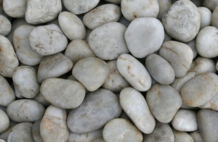 KASHMIRI PEBBLES WHITE POLISHED 15KG