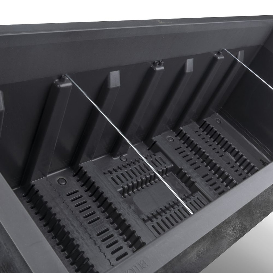 MILLENIUM TROUGH ANTHRACITE SET OF 2 - Image 3