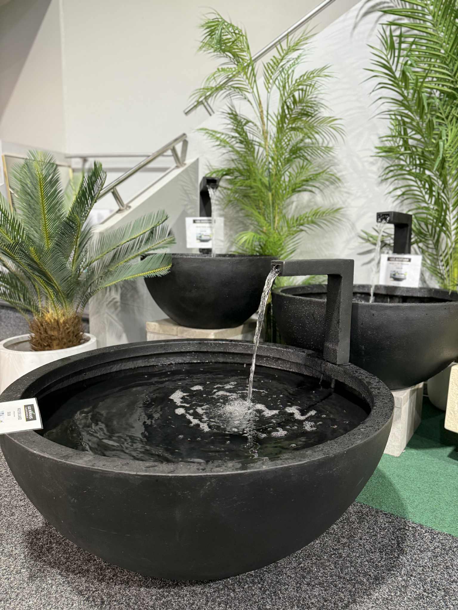 PATIO POND LGE BLACK SEASONAL - Image 2