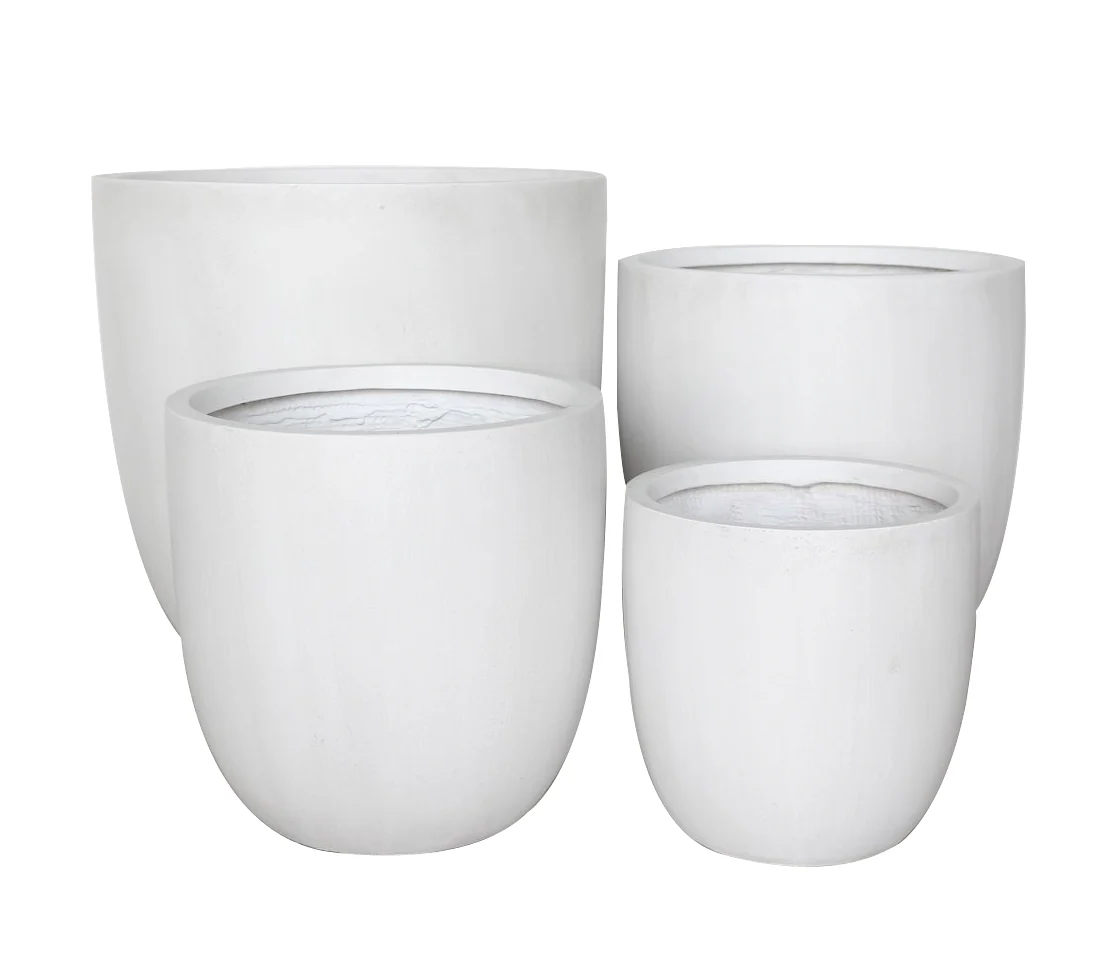 ASHER EGG WHITE SET OF 4