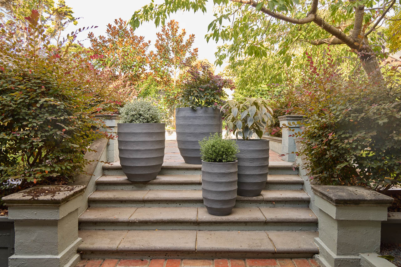 HORIZONS U POT SET SEASONAL GREY