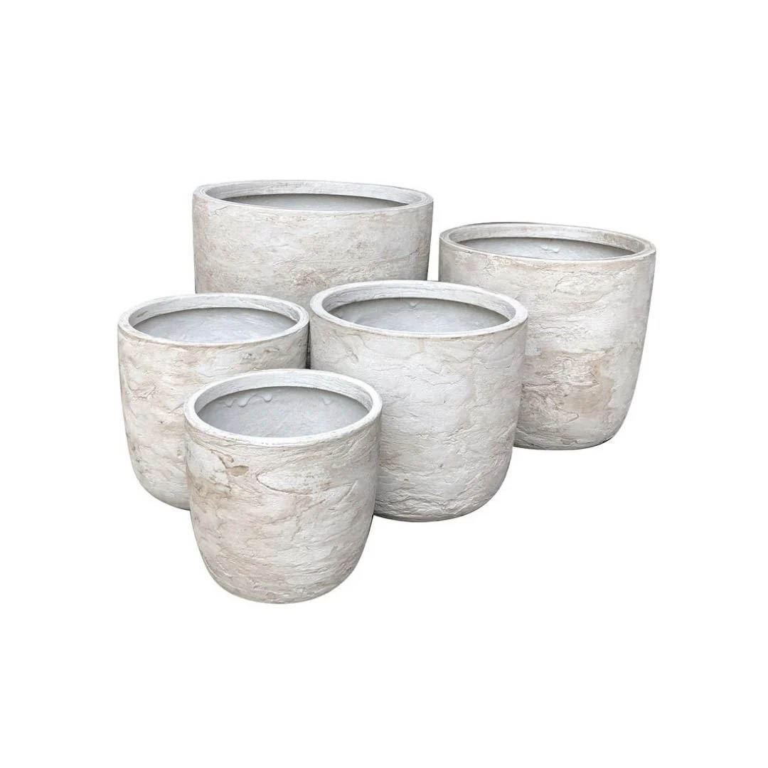 PRAGUE EGG SET PIETRA WHITE