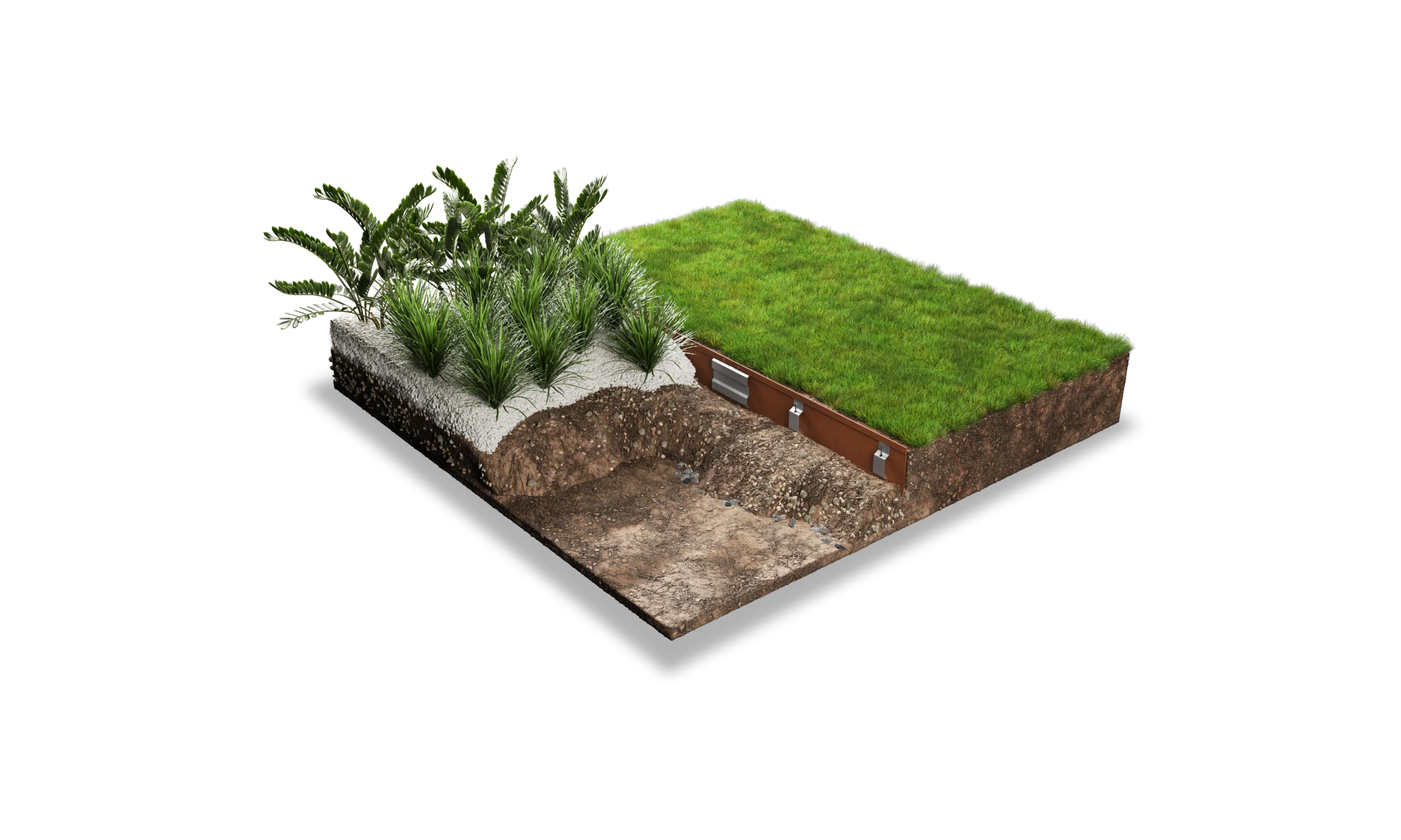 STRAIGHTCURVE CLICKCONNECT RIGID 150MM (WEATHERED STEEL)