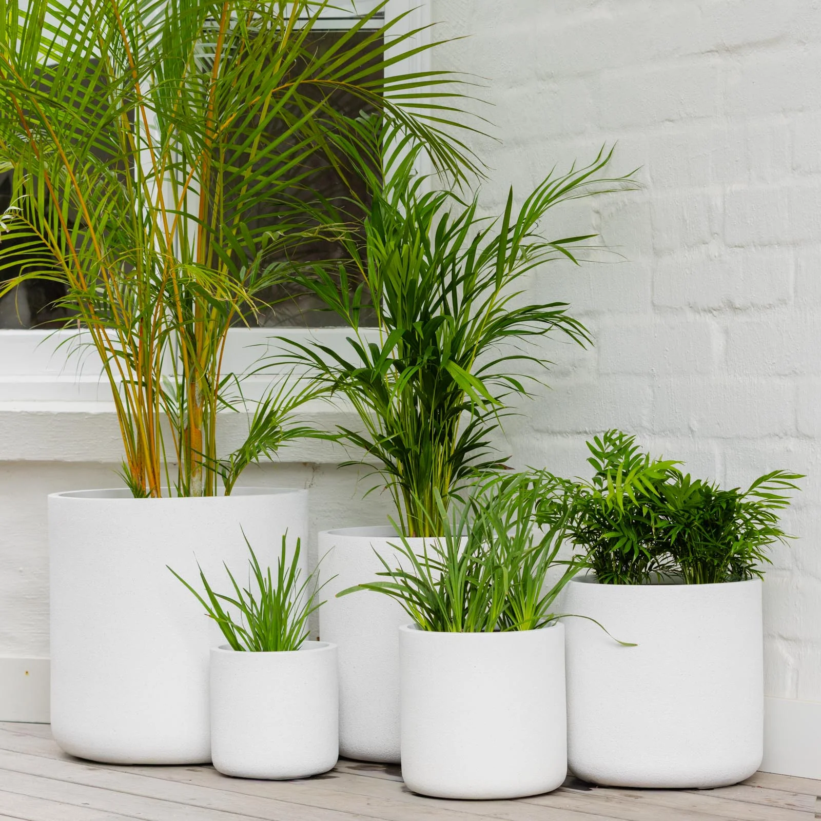 VELLUM CYLINDER SET OF 5 WHITE