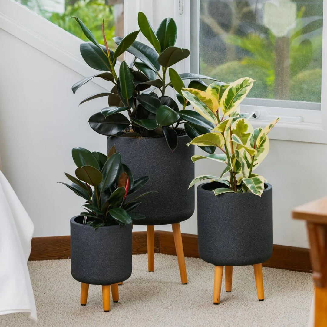 VELLUM TRIPOD SET OF 3 - BLACK