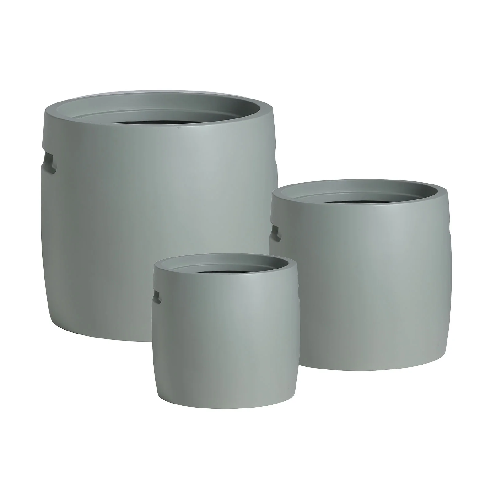 ELM LIGHTWEIGHT CYLYLINDER SET OF 3 SAGE