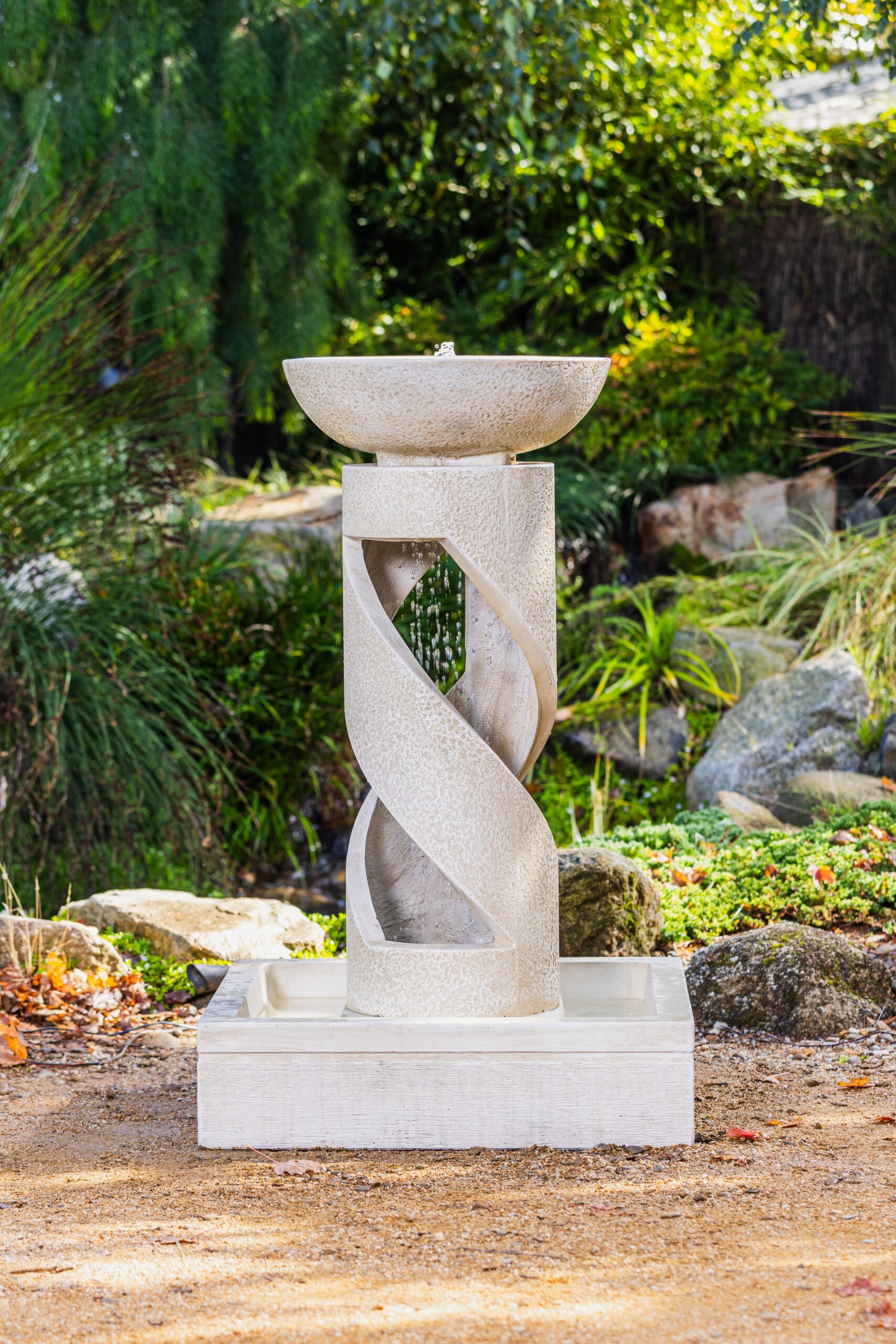 TWIRL BOWL FOUNTAIN SANDSTONE - Image 3