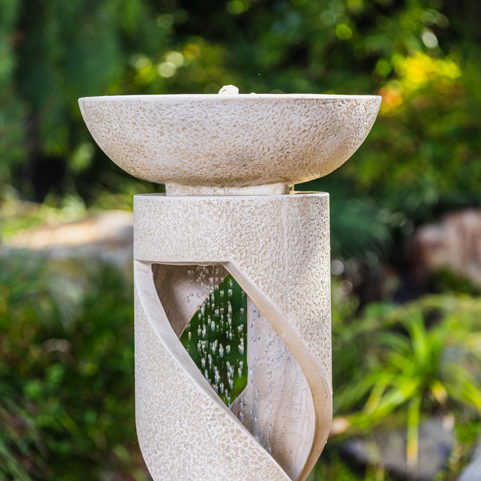TWIRL BOWL FOUNTAIN SANDSTONE - Image 8